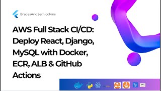 Full Stack AWS Deployment: React, Python/Django, MySQL with Docker, ECR, ALB, CI/CD(GitHub Actions)