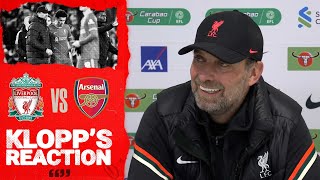 Klopp's Reaction: Jürgen on semi-final draw at Anfield | Liverpool vs Arsenal
