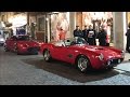 Multi Million Pound Ferrari 250 GT California Spyder driving on the streets of London