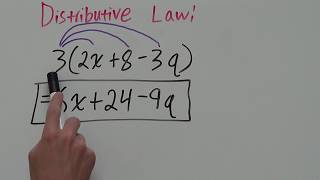 The Distributive Law | How to use the Distributive Law
