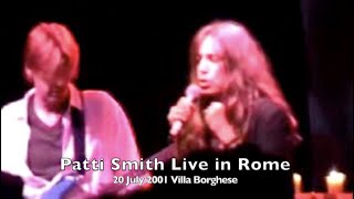 Patti Smith Live in Rome 2001