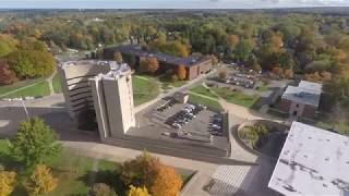 Drone flight over SUNY Fredonia - Fredonia NY