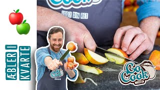 #6 Sådan skærer du æbler i kvarte | GoCook by Coop