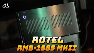 1050 WATTS! ROTEL RMB-1585 MKII 5 Channel Home Theater Amplifier Review