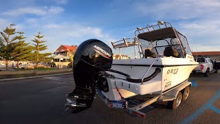 Fishing Boat Review, Barron Outrider, Rottnest Island Sea Trial