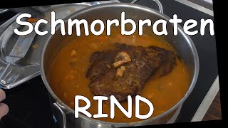 Schmorbraten vom Rind ohne Alkohol | Saftiger Rinderbraten