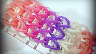 Rainbow Loom Dreifach Armband - Loom Bands Bracelet DIY, Loom Bandz Anleitung (deutsche Anleitung)