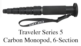 Gitzo Traveler 시리즈 5 카본 모노포드, 6섹션, 단돈 $399.00¢