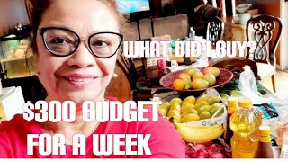 $300 grocery budget# budget #groceries #$300 budget.