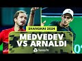 Daniil Medvedev vs Matteo Arnaldi Entertaining Match Highlights | Shanghai 2024