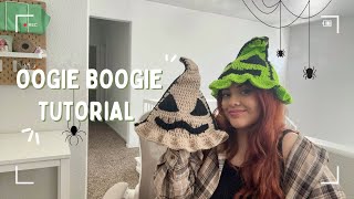 Crochet Oogie Boogie hat tutorial | Halloween hat | DIY