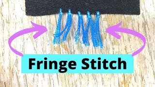 How To Make Fringe | Hand Embroidery Basics