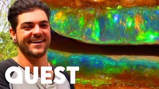 The Young Guns Find $20,000 Of Beautiful Crystal Opal | Outback Opal Hunters