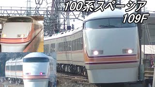 【東武100系スペーシア】東武動物公園駅を通過走行する原色の109編成