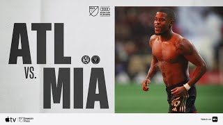 Atlanta United vs. Inter Miami | Audi 2024 MLS Cup Playoffs | Full Match Highlights