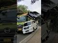 Heboh truk Hino vs Manuver Mini Bus Telolet Basuri #trukoleng #automobile #dumptruck #shorts #fyp