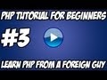 PHP Tutorial for Beginners - #3 - Important Basic PHP Rules