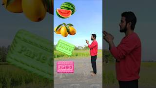 Biscuits to watermelon, Mango, Lichi and Papaya - Funny vfx magic #shorts