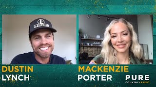 WHO does Dustin Lynch and Mackenzie Porter think about?