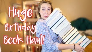 HUGE JULY BIRTHDAY BOOK HAUL! (My Favorite Haul EVER!)