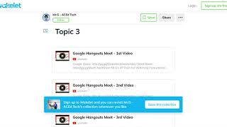 Using Wakelet for Teaching