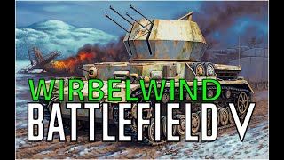 battlefield v flakpanzer iv wirbelwind (AA) in action