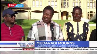 Funeral arrangements for Musalia Mudavadi's Mother ongoing as many condole with him