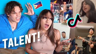 This video is Violently FILIPINO 🎙| Latinos react to Viral Filipino Singing TikToks