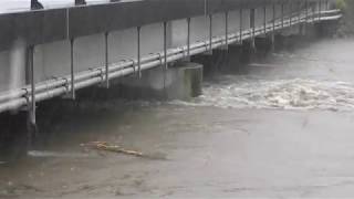 豪雨4K（福岡県太宰府市　御笠川）Heavy rain in Japan