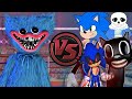 HUGGY WUGGY RAP CONCERT! (Huggy Wuggy vs Sonic.EXE, Sonic, Cartoon Cat & More) | CARTOON RAP ATTACK!