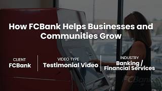 FCBank | Banking Commercial Video | Corporate Video Production Ohio