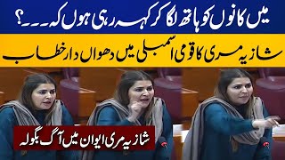 PPP Leader Shazia Marri fiery Speech in National Assembly | Hard Reply To PTI