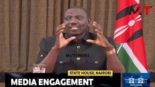 ANGRY PRESIDENT RUTO ALMOST WALKED OUT OF INTERVIEW AFTER ASKED ON KIMWARER DAM SCANDAL