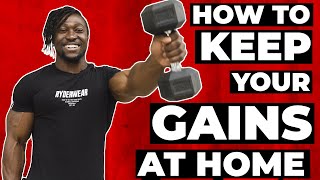 Keep Your Gains At Home || Hardcore Dumbbell Workout || Ryderwear Training Series