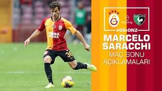 🎙 Marcelo Saracchi'den maç sonu açıklamaları. #GSvDNZ - Galatasaray