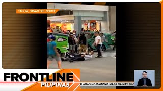 Sekyu, tricycle driver, nagrambulan sa tapat ng mall sa Tagum City | Frontline Pilipinas