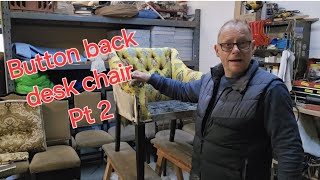 Button back desk chair part 2