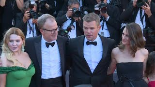 Damon, "Stillwater" crew on red carpet at Cannes film festival | AFP