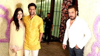 Katrina Kaif Brings Husband Vicky Kaushal At Salman Khan Ganpati Celebration 2022