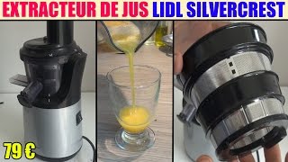 extracteur de jus lidl silvercrest ssj 150 slow juicer