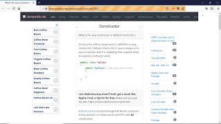 What is No-arg constructor or default constructor.? | javapedia.net