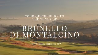 Your Quick Guide to Brunello di Montalcino Wines