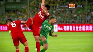 CSL2018 中超 第21轮 Beijing Guoan  北京国安2:1重庆斯威 全场 Viera one goal, Augusto one goal.