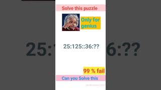 Genius IQ Test-Maths Puzzles | Tricky Riddles | Math Game| Can you solve it ⁉️#shorts #youtubeshorts
