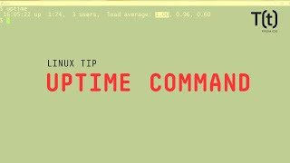 How to use the uptime command: 2-Minute Linux Tips