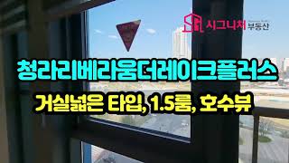 청라리베라움더레이크플러스 오피스텔 1.5룸, 거실넓은 타입, 방확장형 내부구조