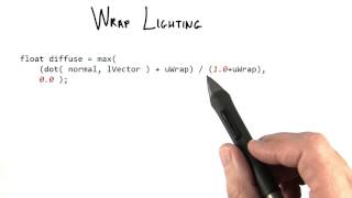 Wrap Lighting - Interactive 3D Graphics