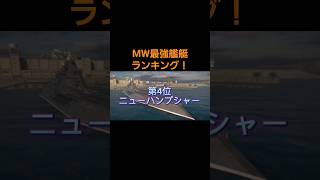 モダンウォーシップ最強艦艇ランキング！　#shorts #モダンウォーシップ #ゲーム