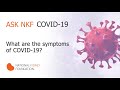 COVID-19: What are the signs and symptoms? | National Kidney Foundation