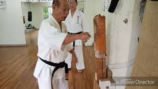 How formed seiken dzuki in Uechi ryu karate Grand Master Nakahodo Tsutomu 10 dan